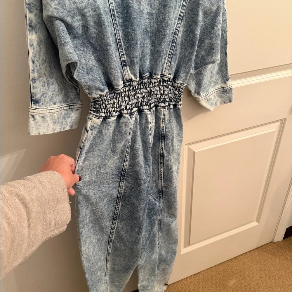 Retrofete Eti Blue Denim Jumpsuit - Picture 8 of 8